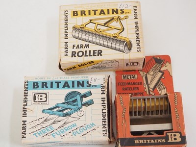 Lot 100 - A large group of diecast farm animals,...