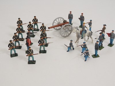 Lot 102 - A quantity of BRITAINS diecast US Civil War...