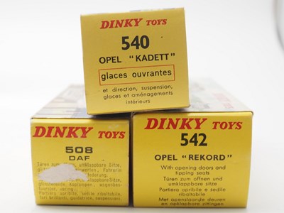 Lot 103 - A group of FRENCH DINKY diecast cars...