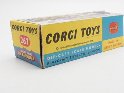 Lot 106 - A CORGI 267 diecast Batmobile in original box,...