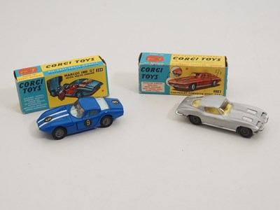 Lot 118 - A pair of CORGI diecast cars comprising a 310...