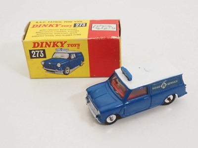 Lot 124 - A DINKY 273 diecast RAC Patrol Minivan - G/VG...