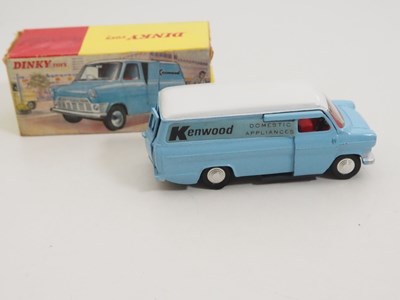 Lot 125 - A DINKY 407 diecast Ford Transit van in blue...