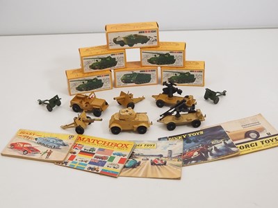 Lot 127 - A quantity of unboxed diecast military...