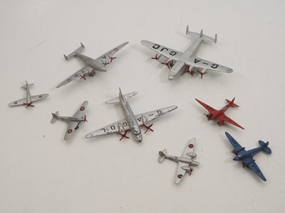 Lot 159 - A group of DINKY propellor aircraft of various...