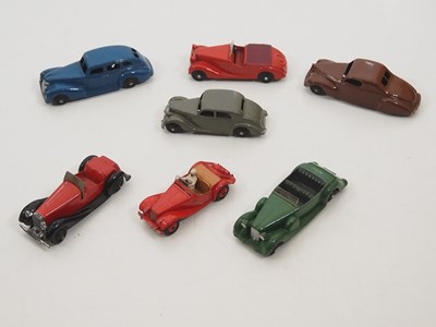 Lot 172 - A group of unboxed DINKY diecast cars to...