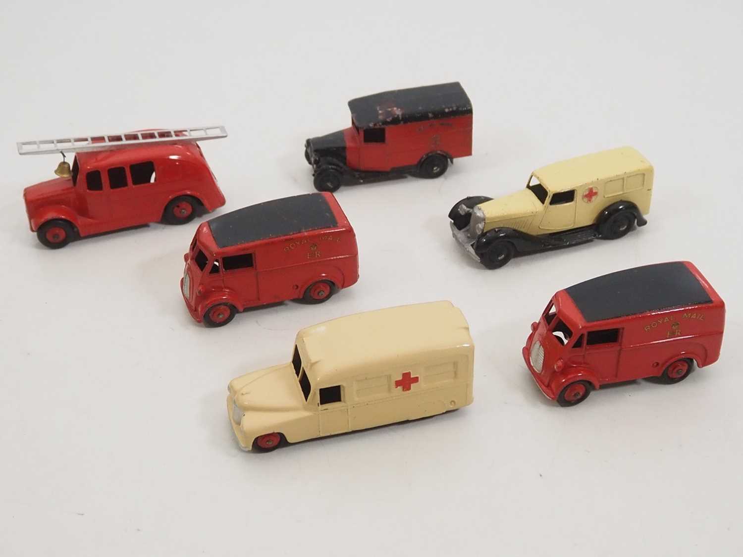 Lot 175 A group of DINKY diecast Royal Mail vans