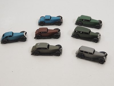 Lot 176 - A group of DINKY diecast cars mostly pre or...