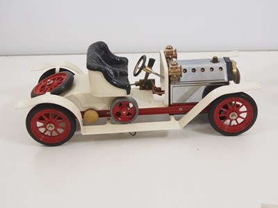 Lot 237 - A vintage MAMOD live steam roadster car, seat...