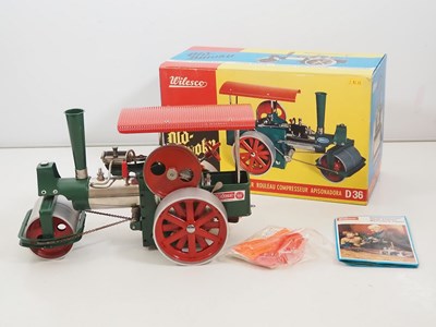 Lot 240 - A WILESCO live steam road roller 'Old Smoky'...