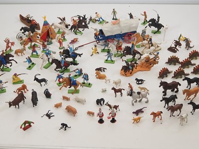 Lot 258 - A large quantity of plastic Cowboys and...