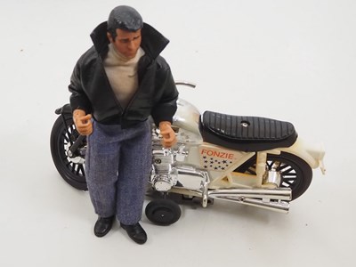 Lot 261 - A MEGO 'Fonzie' battery operated motor cycle...