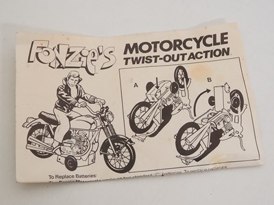 Lot 261 - A MEGO 'Fonzie' battery operated motor cycle...