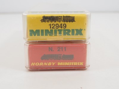 Lot 297 - A pair of MINITRIX N gauge steam locomotives...