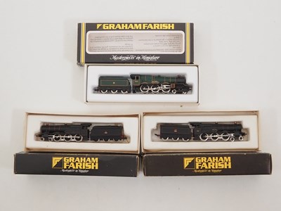 Lot 306 - A group of GRAHAM FARISH N gauge steam...