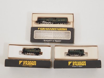 Lot 307 - A pair of GRAHAM FARISH N gauge steam...
