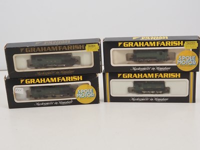 Lot 308 - A group of GRAHAM FARISH N gauge steam tank...