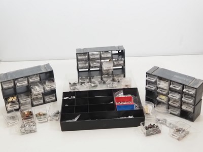 Lot 317 - A large crate of N gauge white metal parts and...