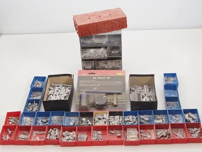 Lot 320 - A large crate of N gauge white metal parts and...