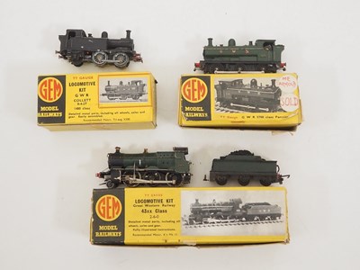 Lot 336 - A group of GEM TT gauge kit built steam...