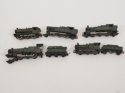 Lot 340 - A group of kit built TT scale steam...