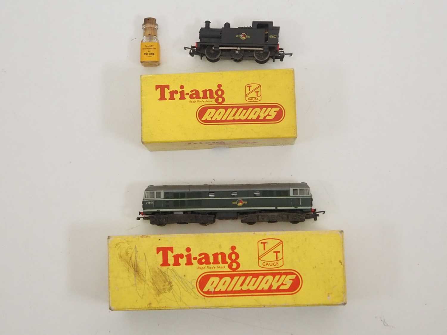 Lot 342 - A pair of TRIANG TT gauge locomotives