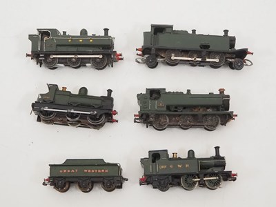 Lot 343 - A group of kit built TT scale steam...