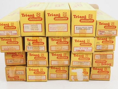 Lot 349 - A group of TRIANG TT gauge bogie wagons and...