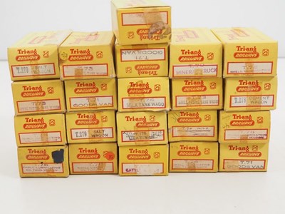 Lot 353 - A group of various TRIANG TT gauge wagons -...