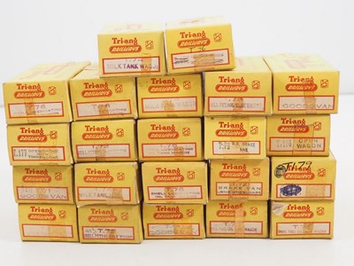 Lot 354 - A group of various TRIANG TT gauge wagons -...
