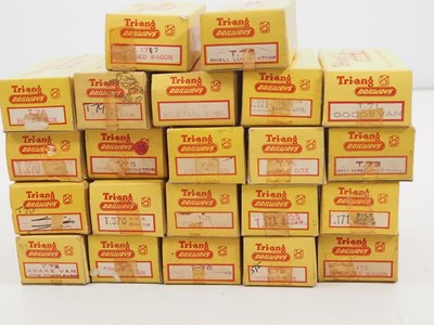 Lot 355 - A group of various TRIANG TT gauge wagons -...