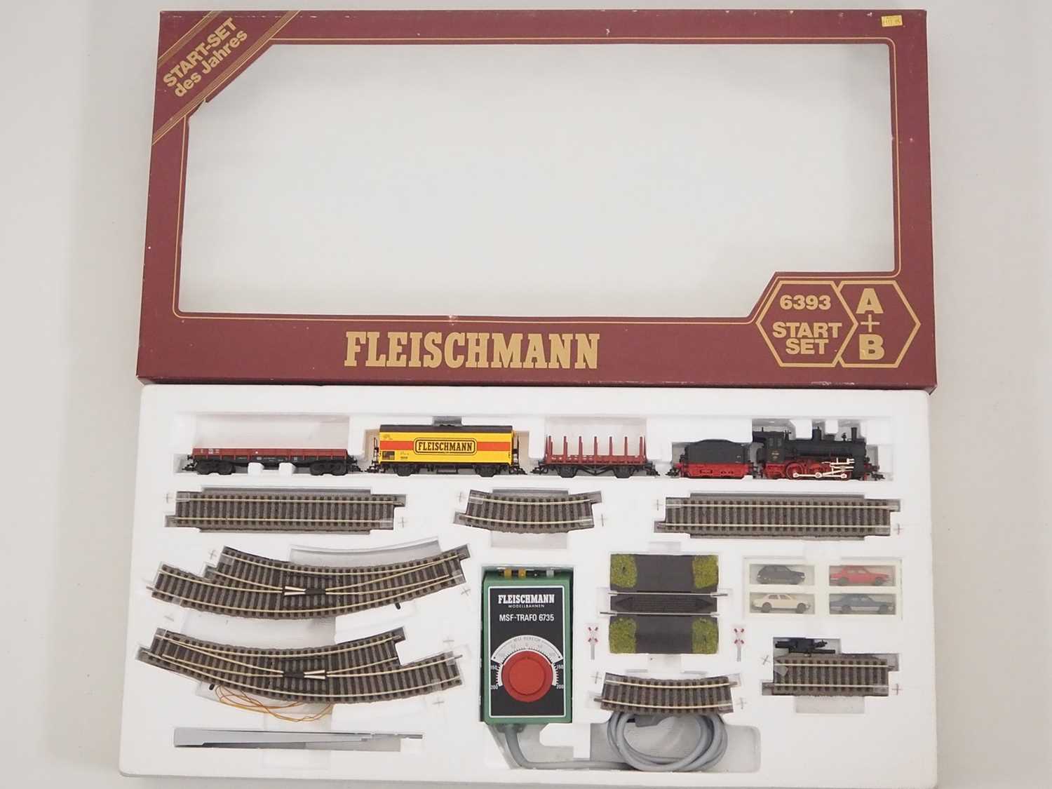 Lot 361 A FLEISCHMANN HO gauge starter goods train