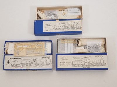 Lot 434 - A group of unbuilt MCGOWAN MODELS OO gauge...