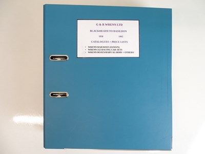 Lot 187 - OO SCALE MODEL RAILWAYS: A large lever arch...