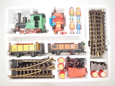 Lot 505 - An LGB 'ToyTrain' G scale goods train action...