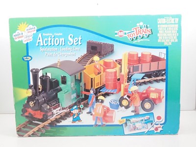 Lot 505 - An LGB 'ToyTrain' G scale goods train action...