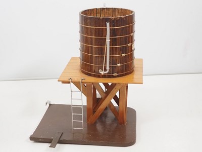 Lot 537 - A pair of kit and scratch built buildings...