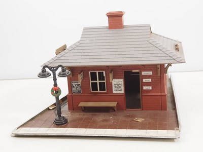 Lot 537 - A pair of kit and scratch built buildings...