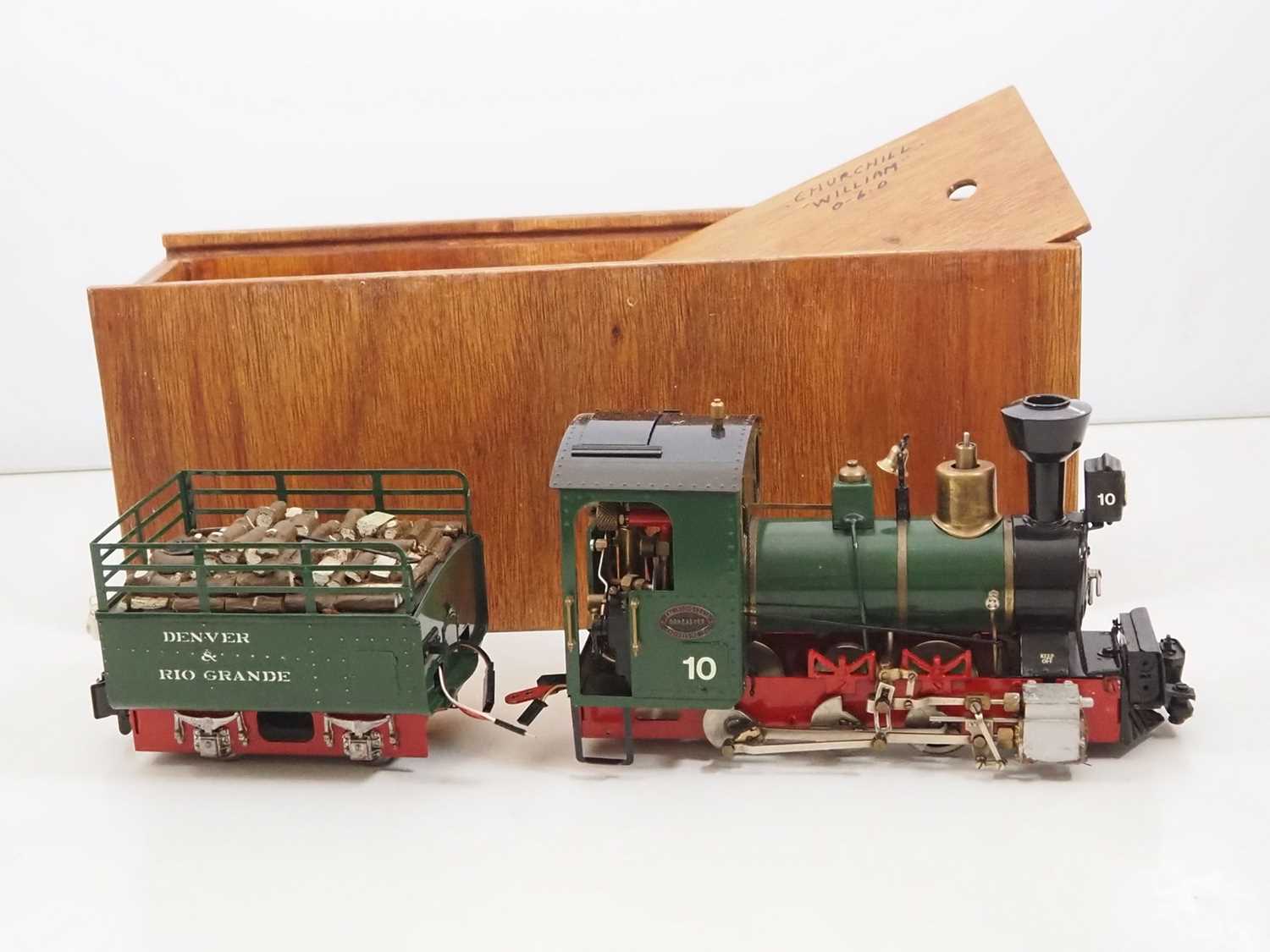 Lot 552 - A ROUNDHOUSE G scale (45 mm gauge) live steam '...