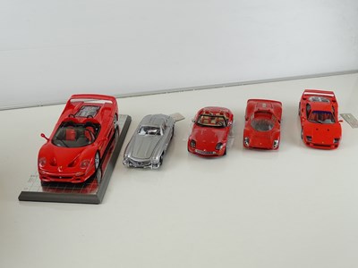 Lot 170 - A group of diecast cars by FRANKLIN MINT and...