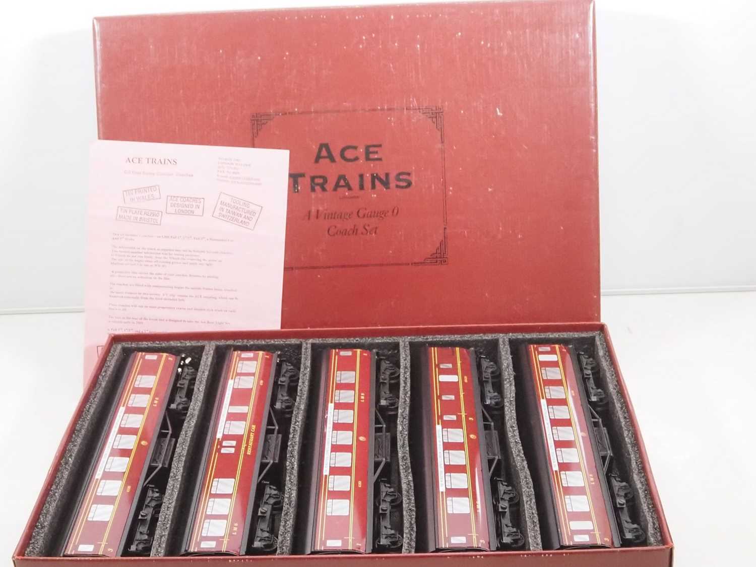 Lot 567 - An ACE TRAINS O gauge C/2 5-coach set 'The...