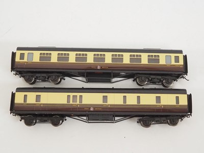 Lot 575 - A pair of EXLEY O gauge mainline coaches in...