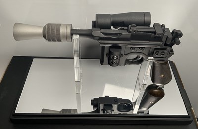 Lot 522 - STAR WARS - A Master Replicas Han Solo Blaster...