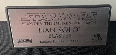 Lot 522 - STAR WARS - A Master Replicas Han Solo Blaster...