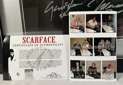 Lot 427 - SCARFACE (1983) An autographed promotional U.S....