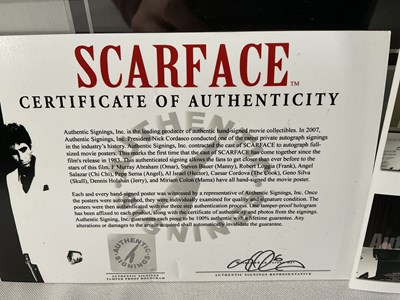 Lot 427 - SCARFACE (1983) An autographed promotional U.S....