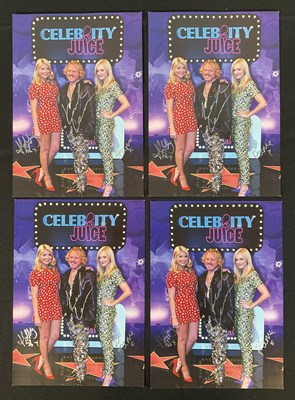 Lot 365 - A group of 4 Celebrity Juice promotional...