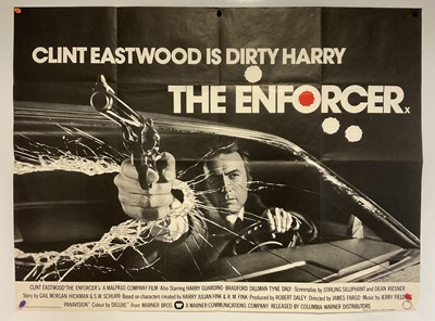Lot 70 - THE ENFORCER (1976) UK Quad film poster,...