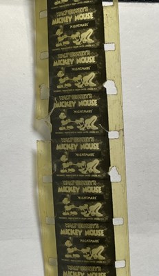 Lot 360 - WALT DISNEY - A 16mm Kodascope Film Reel...