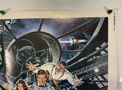 Lot 96 - MOONRAKER (1979) US half sheet movie poster,...